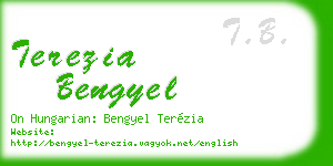 terezia bengyel business card