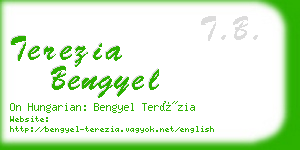 terezia bengyel business card